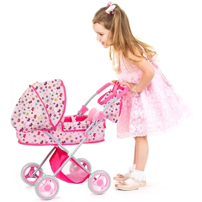 Carucior pentru papusi chipolino dora butterflies hubkzkdr02401bu