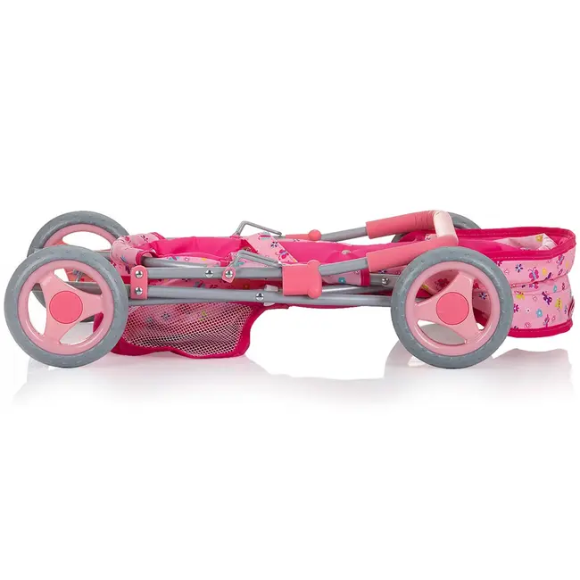Carucior pentru papusi chipolino dora butterflies hubkzkdr02401bu