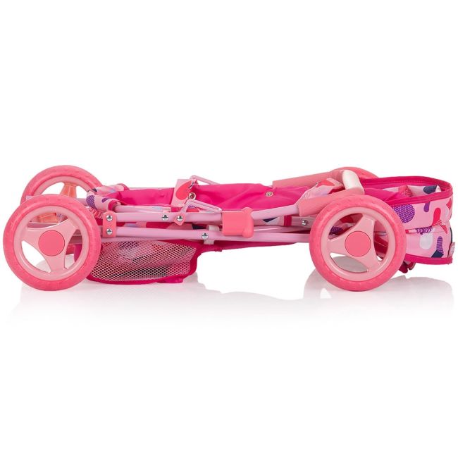 Carucior pentru papusi chipolino dora hearts hubkzkdr02402he
