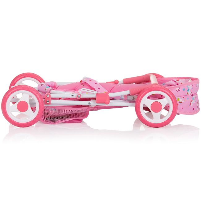 Carucior pentru papusi chipolino dora unicorn hubkzkdr02403un