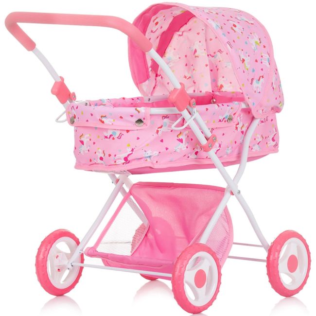 Carucior pentru papusi chipolino dora unicorn hubkzkdr02403un