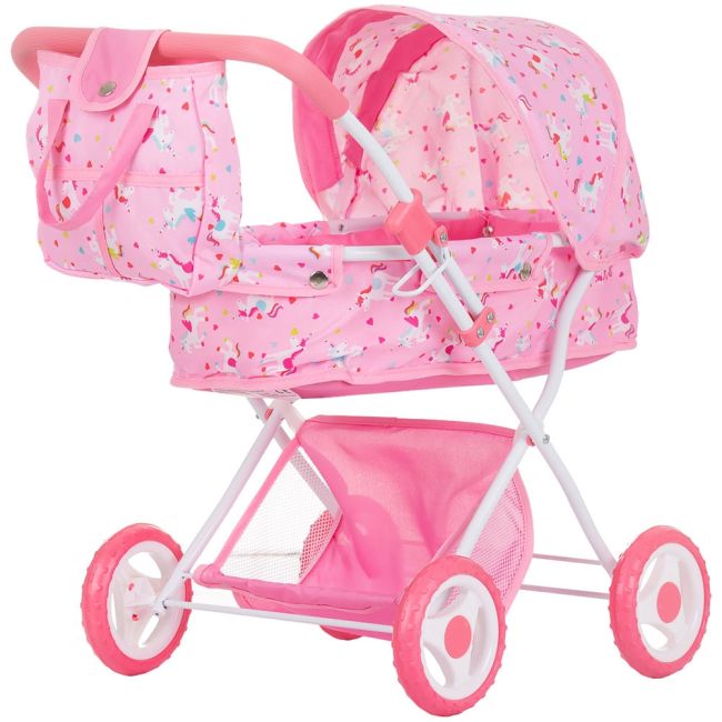 Carucior pentru papusi chipolino dora unicorn hubkzkdr02403un
