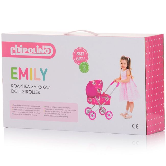 Carucior pentru papusi chipolino emily cupcakes hubkzkel02402cc