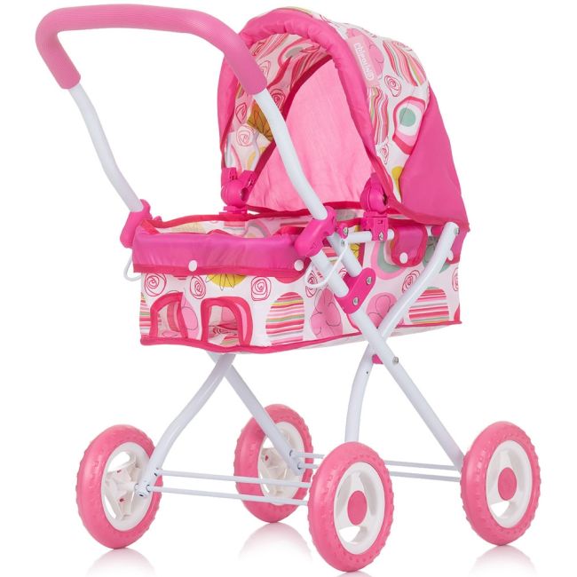 Carucior pentru papusi chipolino emily multicolor hubkzkel02401mc