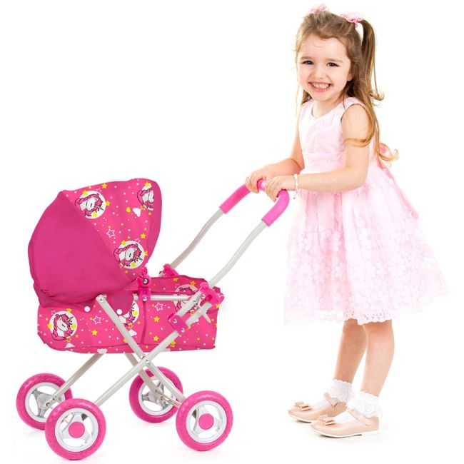 Carucior pentru papusi chipolino emily unicorns hubkzkel02403un