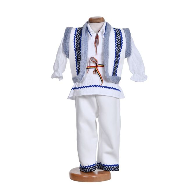 Costum popular pentru botez baietel, 4 piese, Denikos®TD219 NIK6272