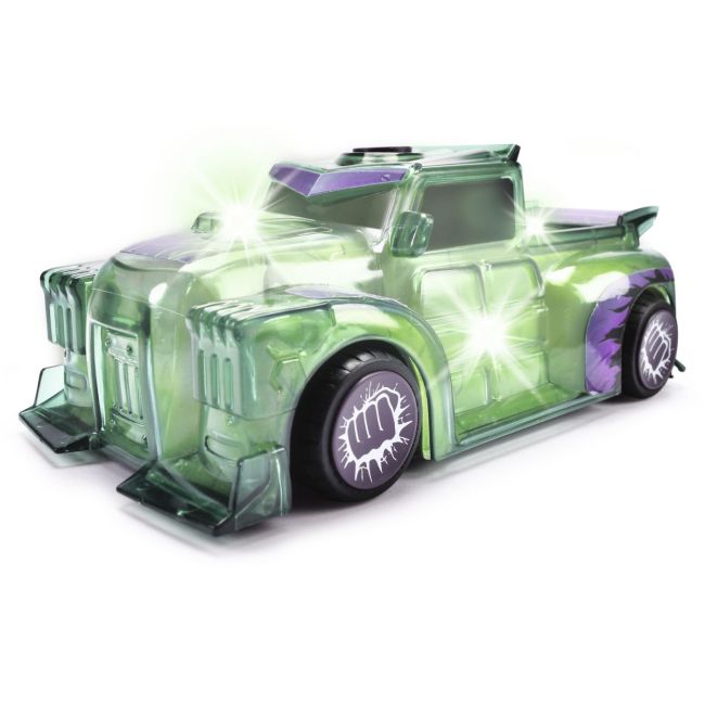 JADA MARVEL MASINUTA LIGHT HERO HULK CU SUNETE SI LUMINI SCARA 1:32 VIV203222003