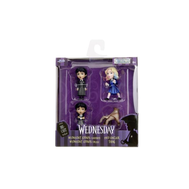 JADA WEDNESDAY SET 4 FIGURINE METALICE 6.5CM VIV253252040