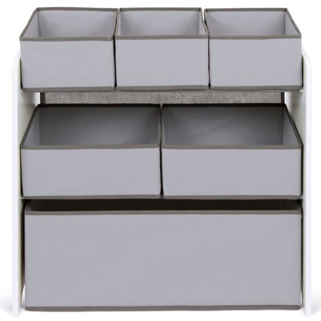 Organizator jucarii cu cadru din lemn Plain BBXWD14005