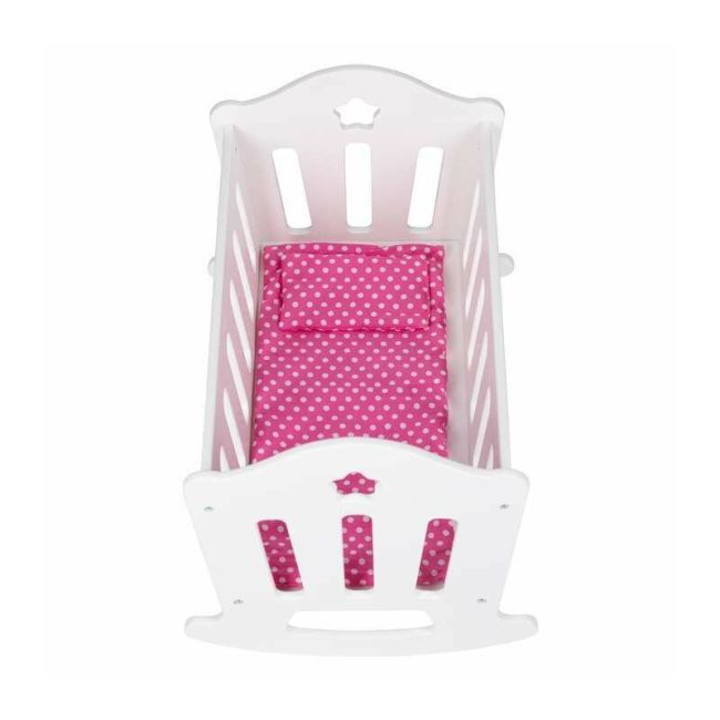 Patut pentru papusi, Free2Play, Cu pernuta confortabila, 46x33x33 cm, 36 luni+, White BYN83228