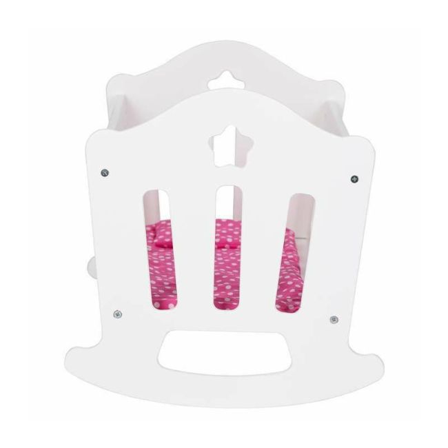 Patut pentru papusi, Free2Play, Cu pernuta confortabila, 46x33x33 cm, 36 luni+, White BYN83228