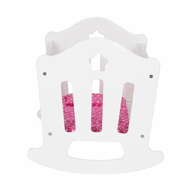 Patut pentru papusi, Free2Play, Cu pernuta confortabila, 46x33x33 cm, 36 luni+, White BYN83228