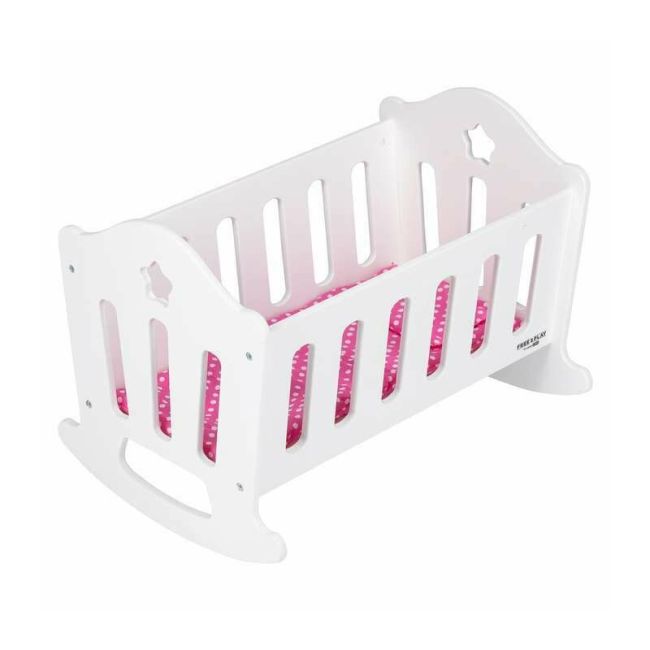 Patut pentru papusi, Free2Play, Cu pernuta confortabila, 46x33x33 cm, 36 luni+, White BYN83228