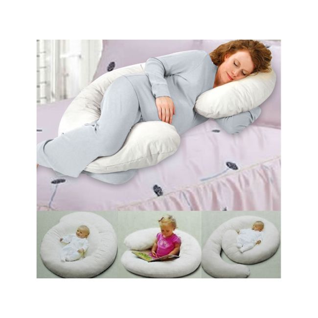Perna De Alaptare Multifunctionala C MyKids Teddy Gradina Albastru MYK00008018