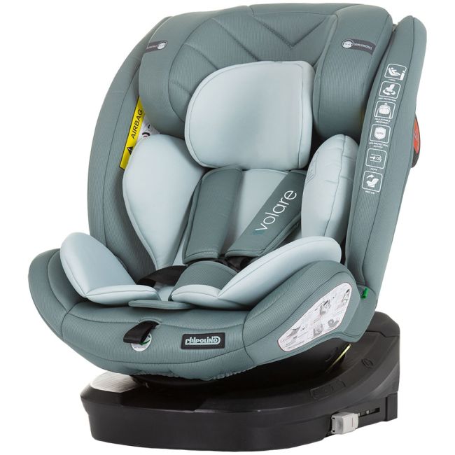 Scaun auto chipolino volare i-size 40-150 cm pastel green cu sistem isofix hubstkvlr02404pg