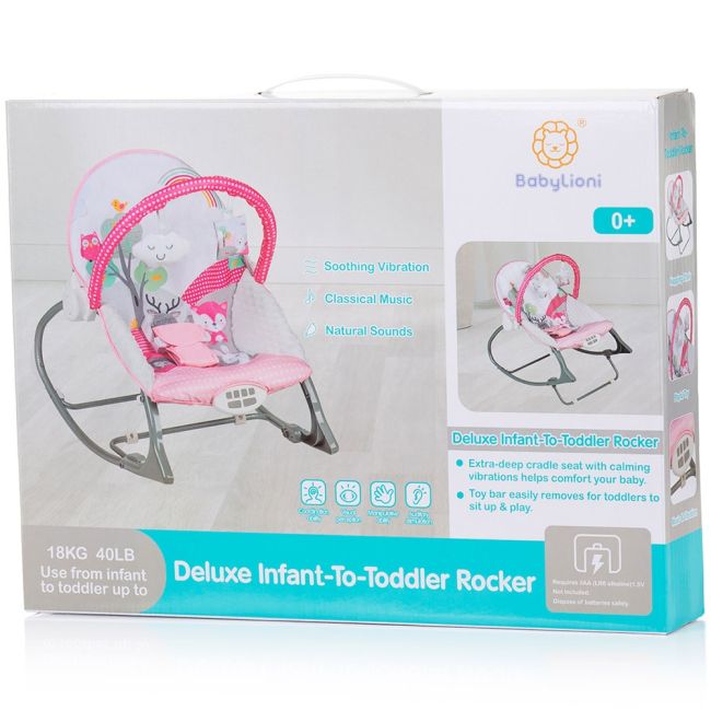 Scaunel balansoar chipolino melody pink hubsheml02401pi