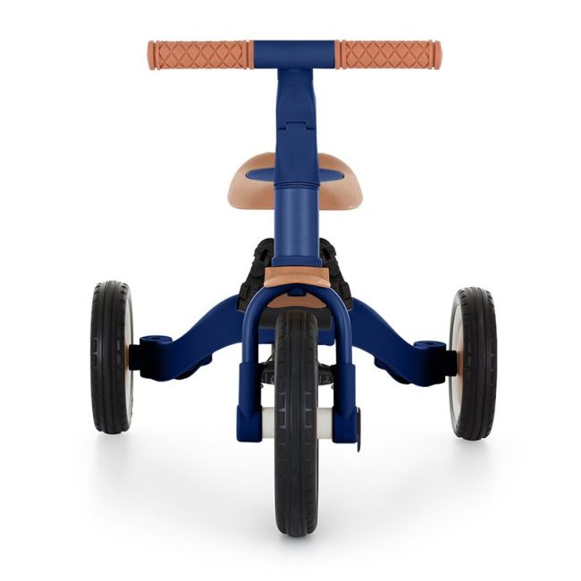 Tricicleta, Petite&Mars, Turbo, 5 in 1, Multifunctionala, Vehicul de impins, Bicicleta cu/fara pedale, Cu maner de ghidaj, Detasabil, Roti din cauciuc, Pana la 25 kg, 1.5-5 ani, Albastru BYN613665