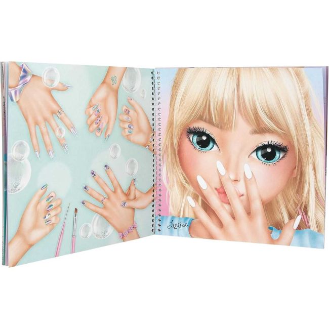 Carte de colorat TOPModel Create Your Hand Design Depesche PT13029 BBJPT13029_Initiala