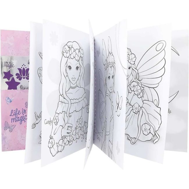 Carte de colorat TOPModel Fairy Love Depesche PT12976 BBJPT12976_Initiala