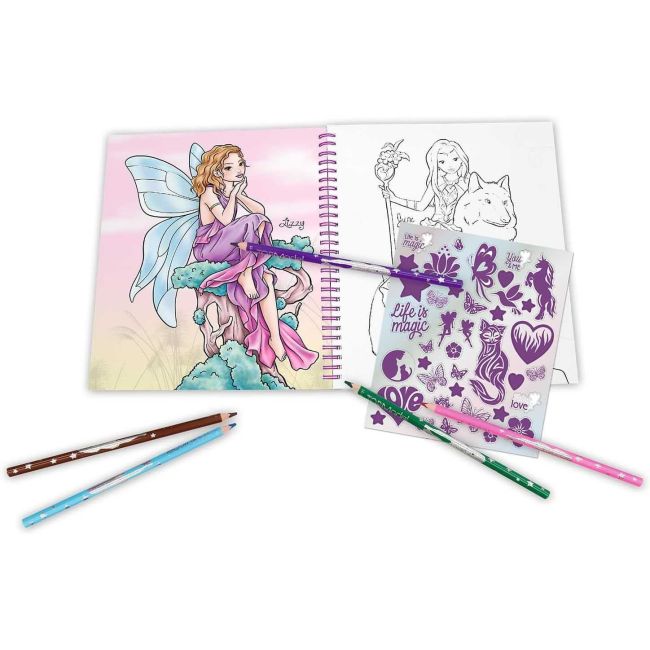 Carte de colorat TOPModel Fairy Love Depesche PT12976 BBJPT12976_Initiala