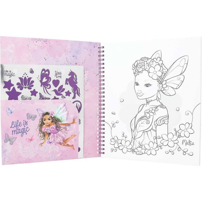 Carte de colorat TOPModel Fairy Love Depesche PT12976 BBJPT12976_Initiala