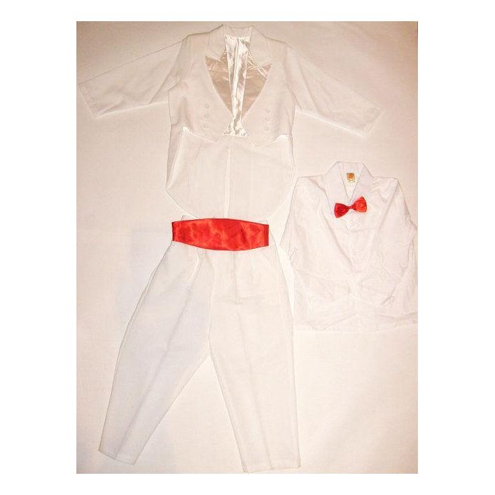 de ocazie alb cu papion si brau baieti - 912A Cod: 912A, ID: