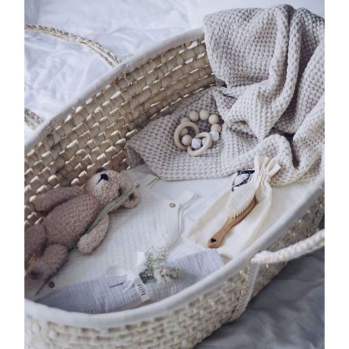 Cosulet bebe pentru dormit handmade din material ecologic Ahoj Baby natur LVTK5907443677293