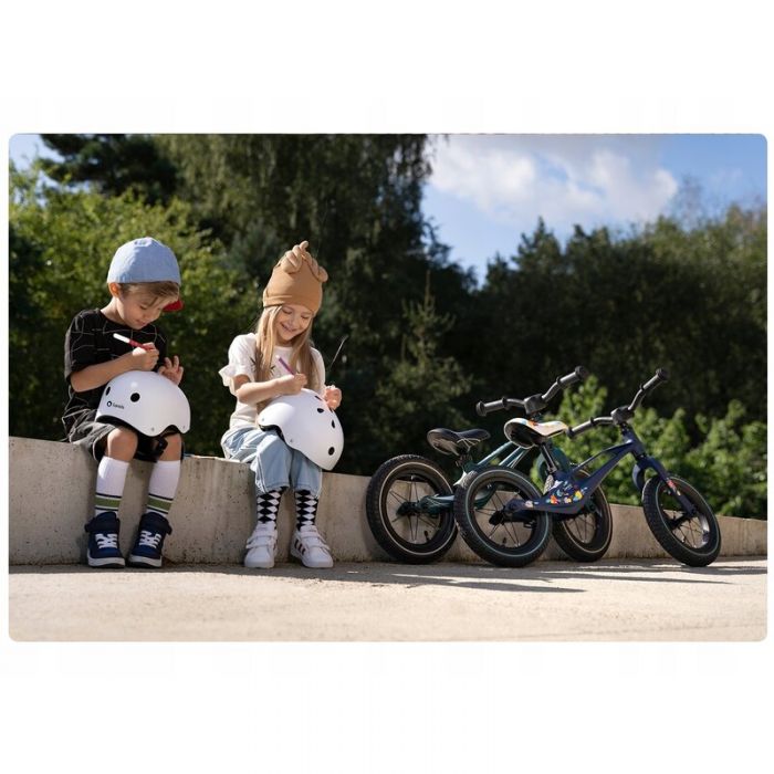 Lionelo - Bicicleta cu roti gonflabile, fara pedale, 12 , Bart, Green Forest BYNLOE-BART_AIR_GREEN_FOREST