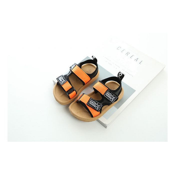 Sandale pentru copii cu barete portocalii (Marime Disponibila: Marimea 21) MDF12-3-p31