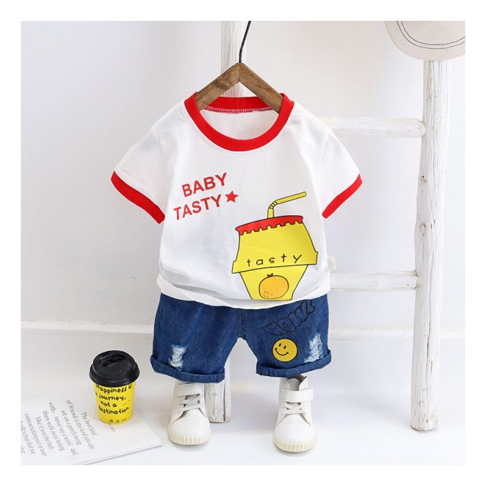 Costum pentru baietei - Baby tasty (Marime Disponibila: 3-6 luni (Marimea 18 incaltaminte)) MDW-116-2