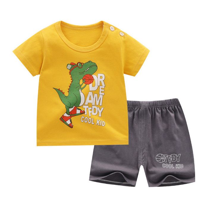 Pijama pentru baietei - Dino baschetbalist (Marime Disponibila: 9-12 luni (Marimea 20 incaltaminte)) MDH986-14