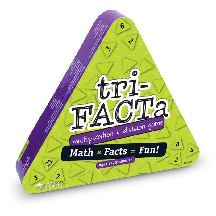 Joc de matematica tri-FACTa - Inmultiri si impartiri EDULER3039