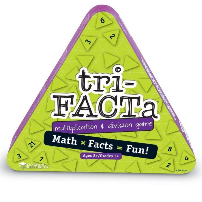 Joc de matematica tri-FACTa - Inmultiri si impartiri EDULER3039