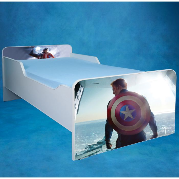 Captain America - Saltea Inclusa - 140x70 cm, Cu sertar (+130 lei) PTV1948