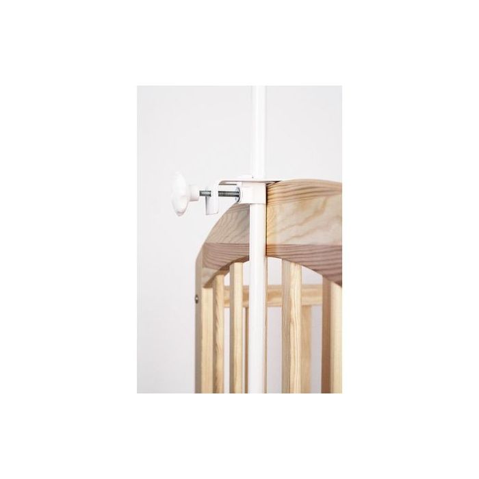 Baldachin din tul pentru patut bebe Sweet Dreams White, 160 x 600 cm, suport prindere inclus PJB66112+s