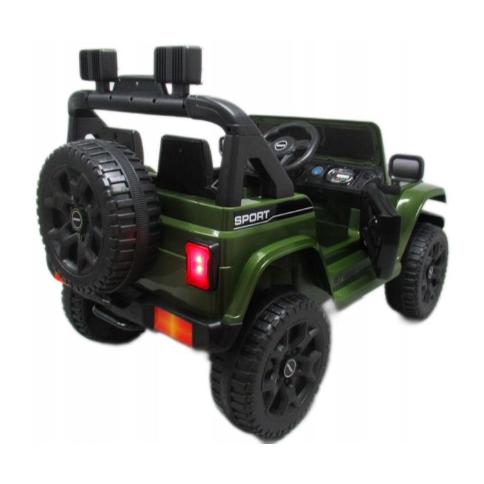 Masinuta electrica cu telecomanda cu baterii si functie de balansare Jeep X10 TS-159 R-Sport - Verde EDEEDITS-159VERDE