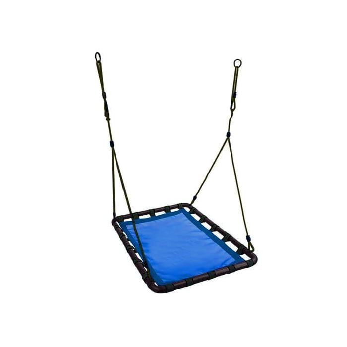 Leagan suspendat tip cuib, dreptunghiular mare, 105 x 75 cm Ecotoys MIS1005 - Albastru EDEEDIMIS1005BLUE