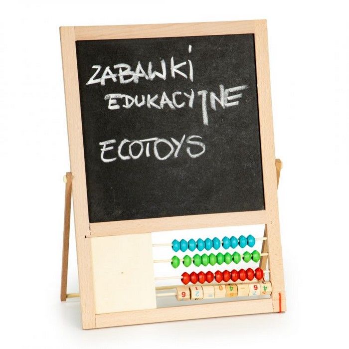Tabla educationala cu abac si numere Ecotoys MB385 EDEEDIMB385