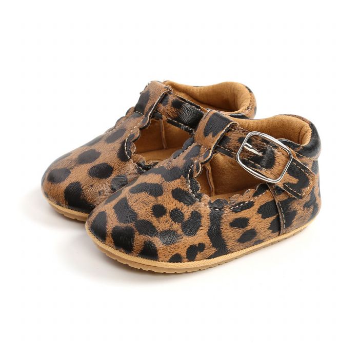 Pantofiori leopard pentru fetite (Marime Disponibila: 9-12 luni (Marimea 20 incaltaminte)) MDm1988-7-p4