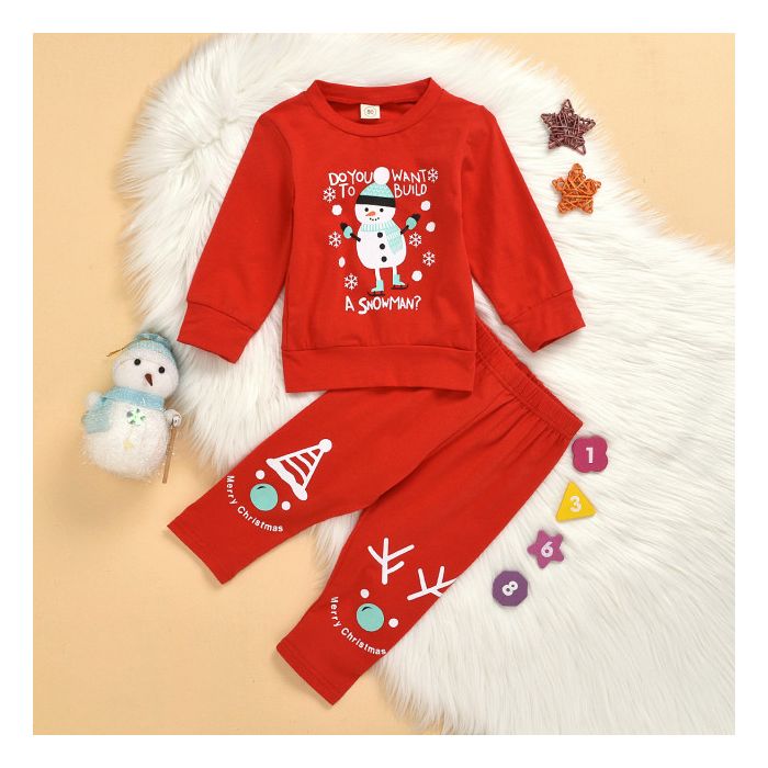 toast Renaissance platform Pijama rosie pentru copii - Snowman MDMS07.6-9 luni (Marimea 19  incaltaminte) Cod: 10128449, ID: 331533