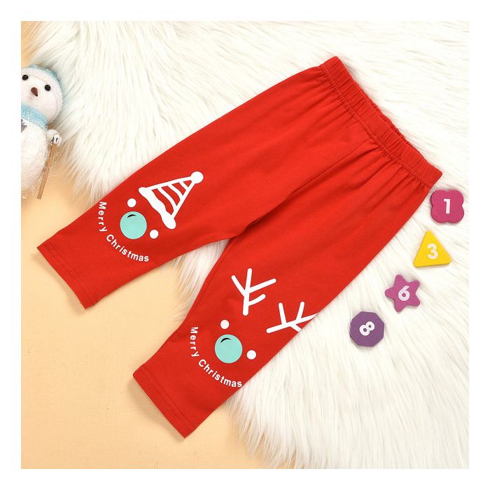 Pijama rosie pentru copii - Snowman (Marime Disponibila: 6-9 luni (Marimea 19 incaltaminte)) MDMS07