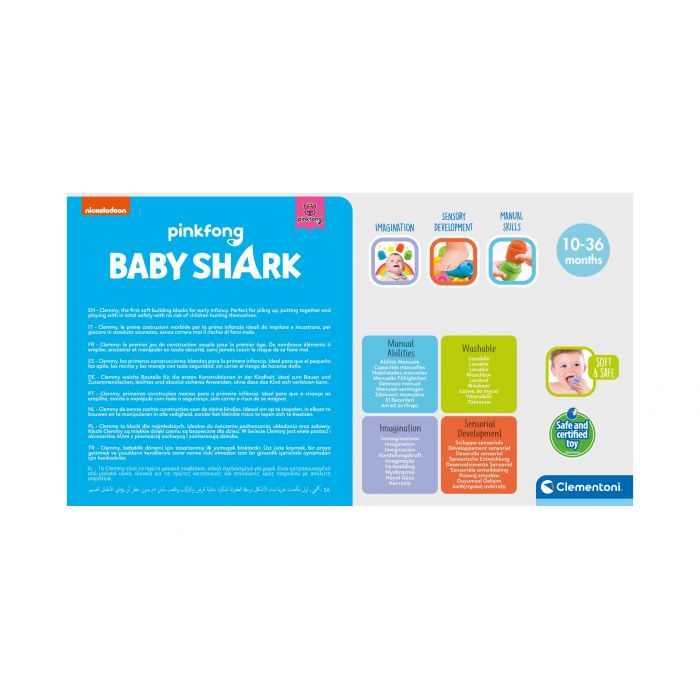 BABY SHARK - PLASA CLEMMY CU 22 DE CUBURI ARTCL17428