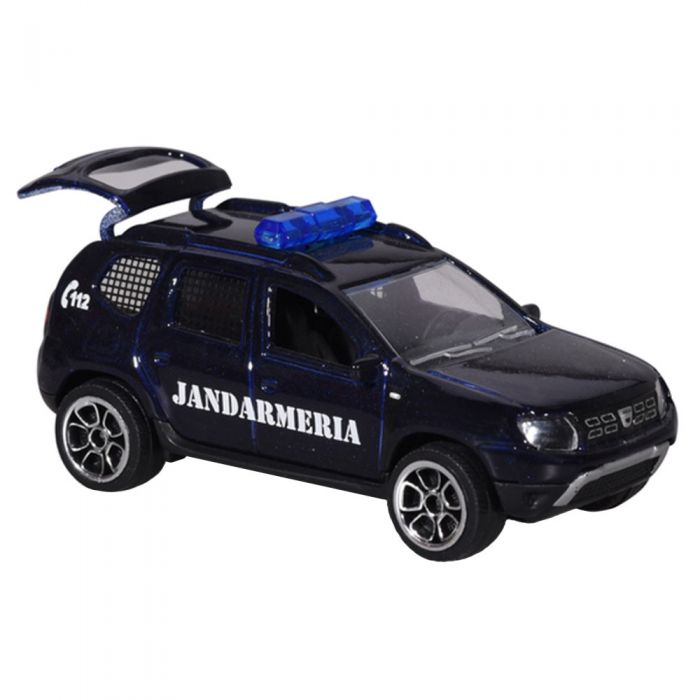 Masina de jandarmerie Majorette Dacia Duster albastru HUBS212057181SRO-JAN