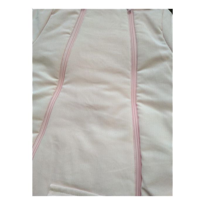 Combinezon - sac din raiat roz (Marime Disponibila: 3-6 luni (Marimea 18 incaltaminte)) Art001-CS-31
