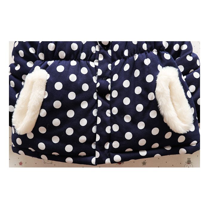 Jacheta bleumarine vatuita pentru fetite - Lelia (Marime Disponibila: 3 ani) ADOCTSC30