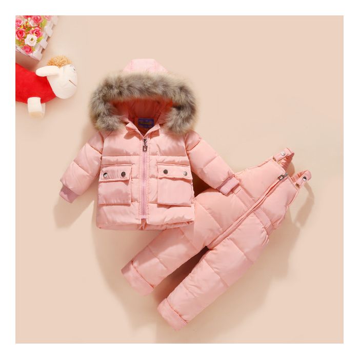 Costum roz din fas pentru fetite (Marime Disponibila: 3 ani) ADOCTSC62