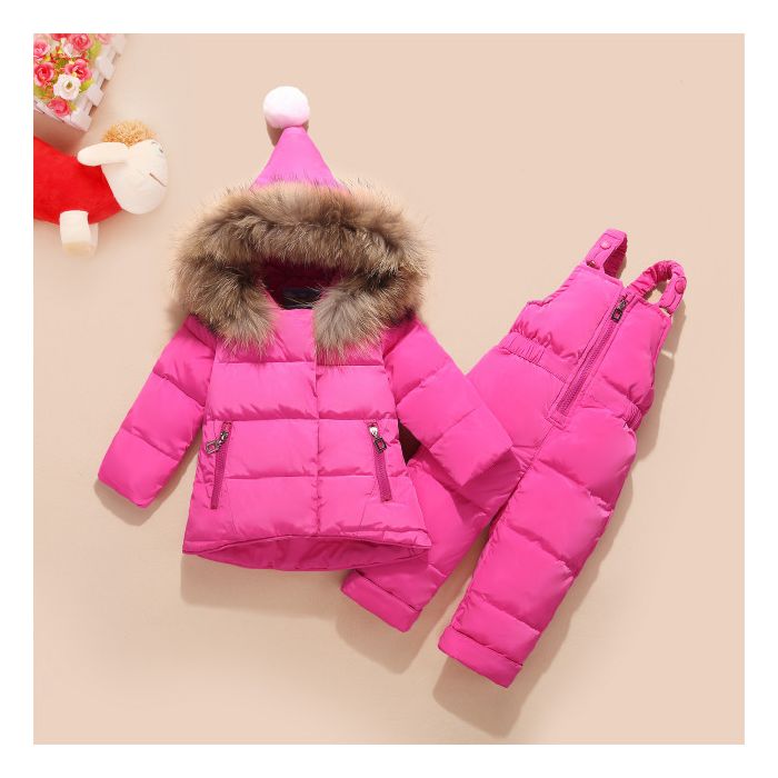 Costum roz ciclamen din fas pentru fetite (Marime Disponibila: 18-24 luni) MBOCTSC68