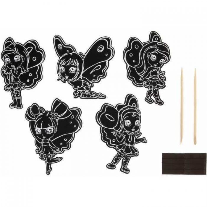 Set 10 figurine razuibile, 2 creioane si 10 fasii magnetice incluse Grafix GR220012 BBJGR220012_Zane
