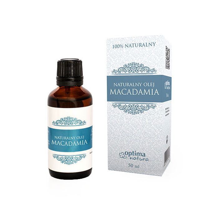 Ulei natural de Macadamia, Optima Natura, 50 ml, pentru ingrijirea delicata a pielii BITmacadamia50ml