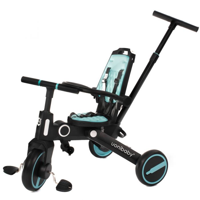 Tricicleta Uonibay 3 in 1, Pliabila si Reversibila - Blue KRTSL168BLUE